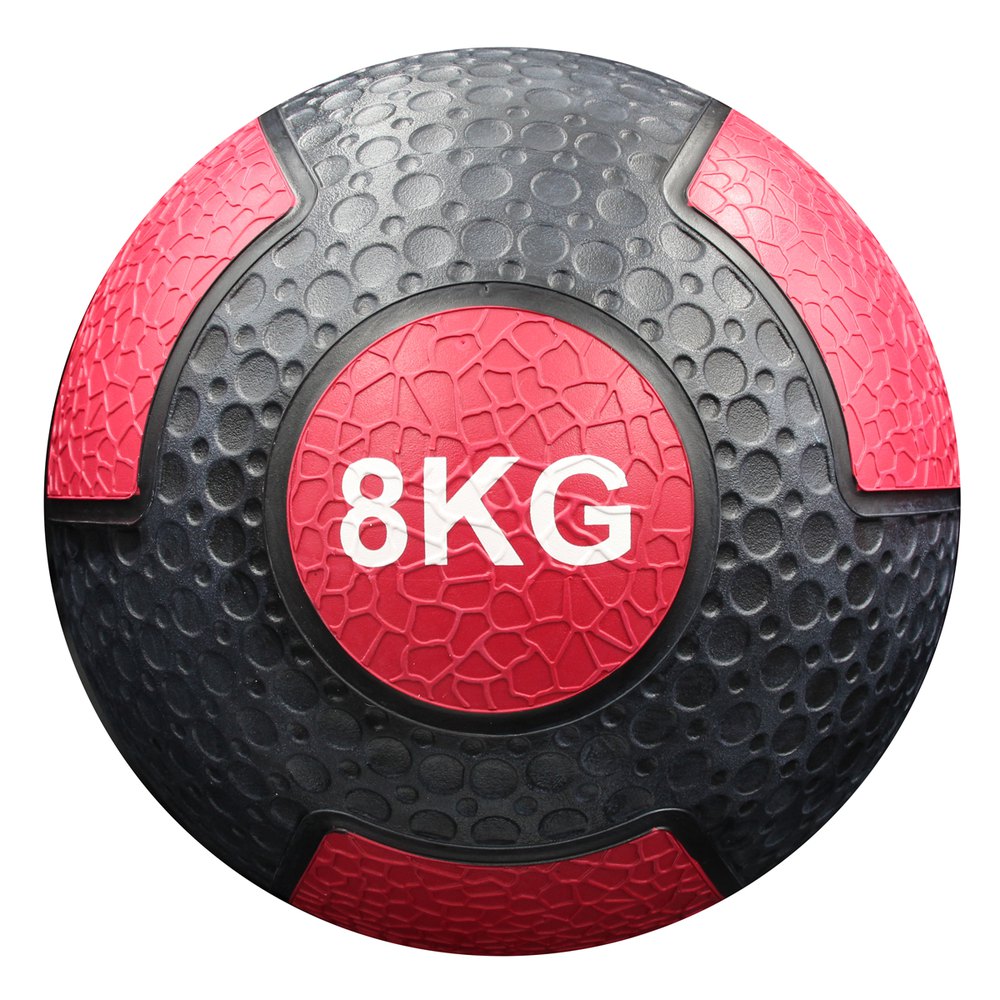 Gladiatorfit Medicine Ball Weighted Ball Made Of Durable Rubber 8 Kg Rouge 8 KG
