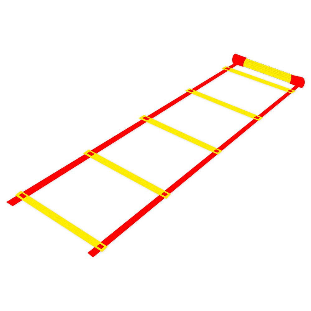 Gladiatorfit 10m Modular Fabric Speed And Agility Ladder+bag Orange 1000x51x1 cm