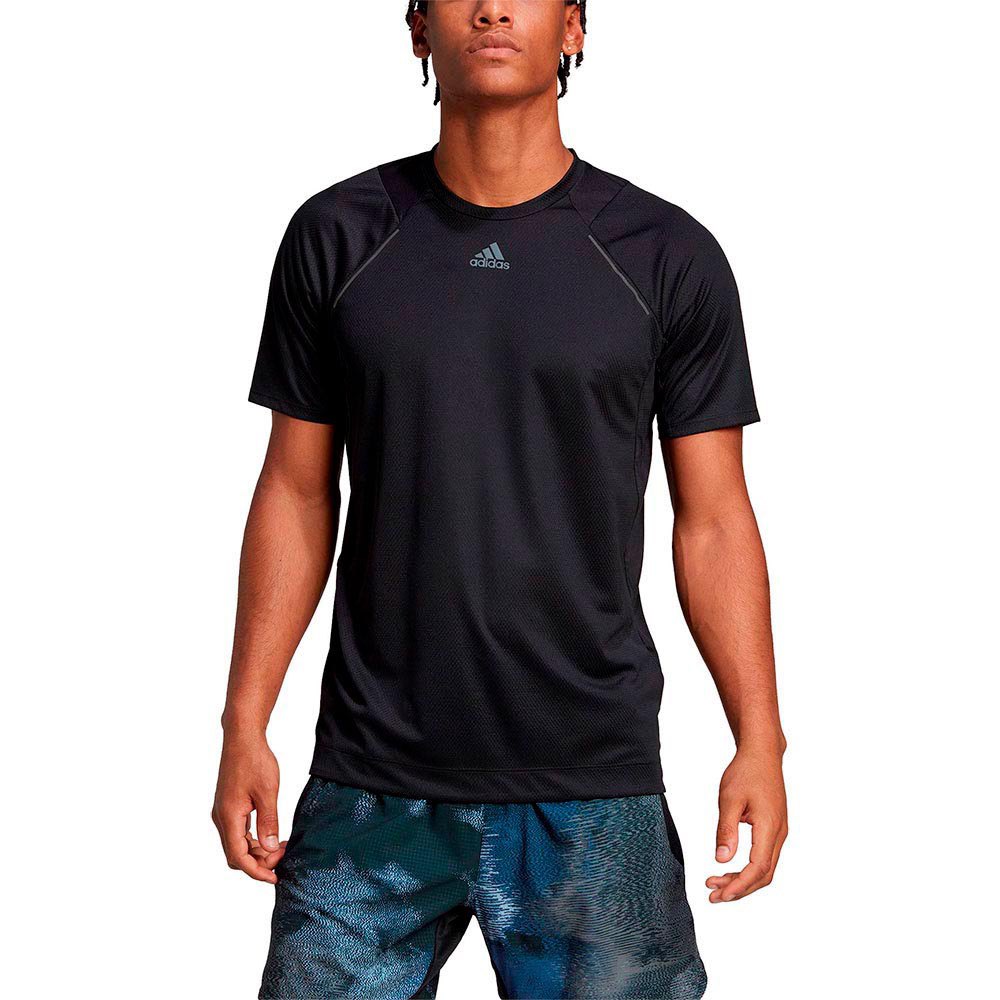 Adidas Hit Spin Short Sleeve T-shirt Noir S Homme