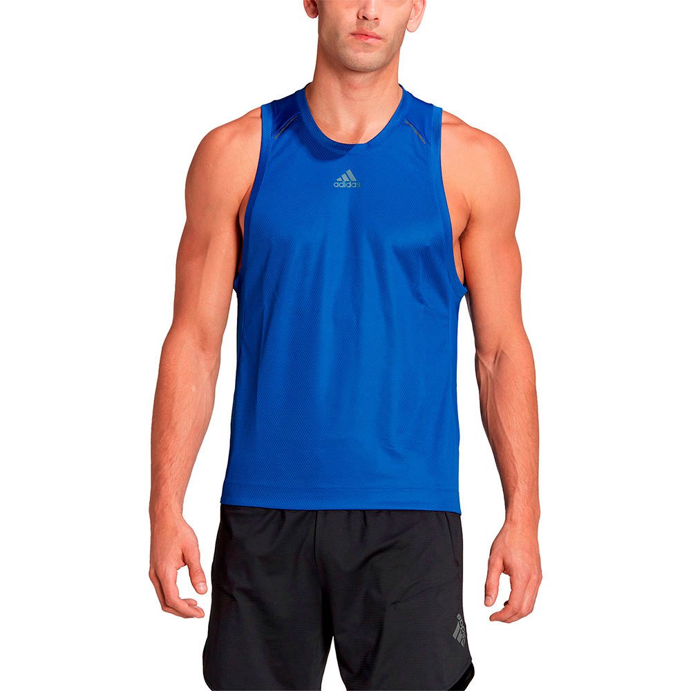Adidas Hit Spin Sleeveless T-shirt Bleu XL Homme