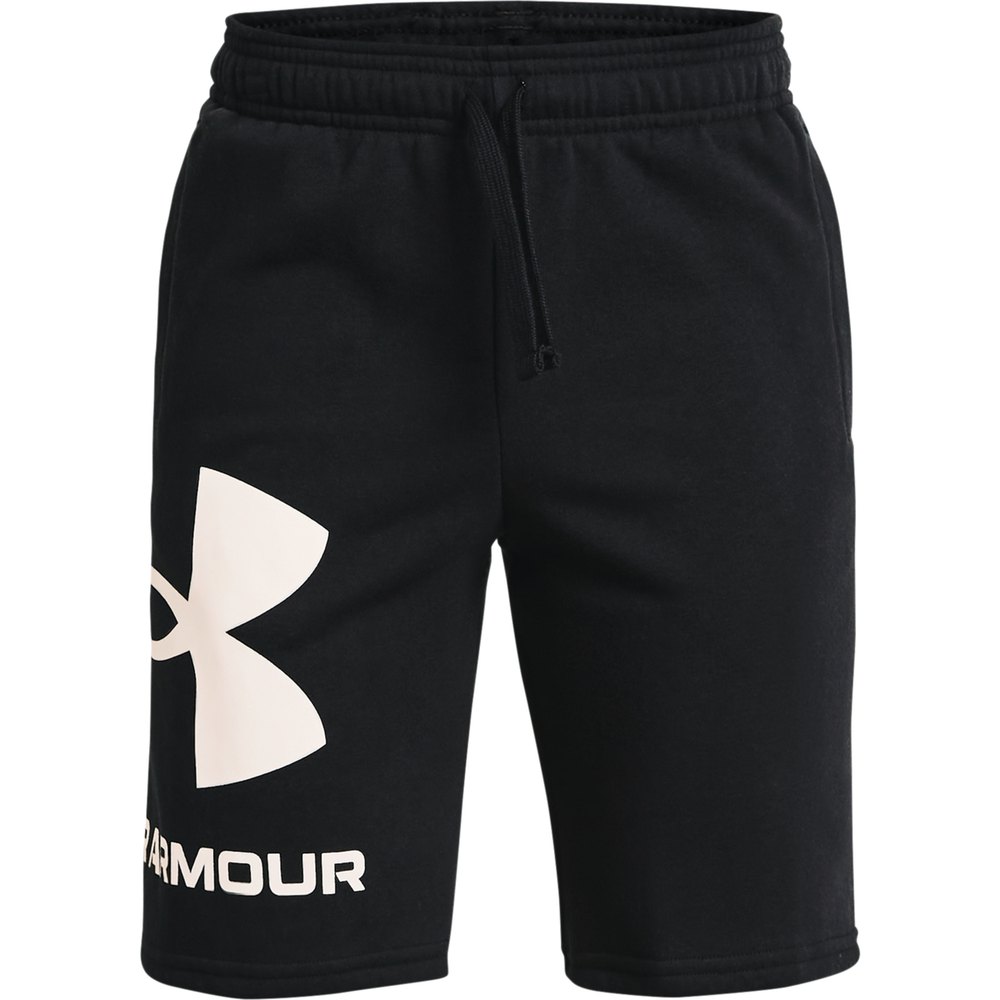 Under Armour Boy Shorts Rival Fleece Big Logo Noir 12-14 Years