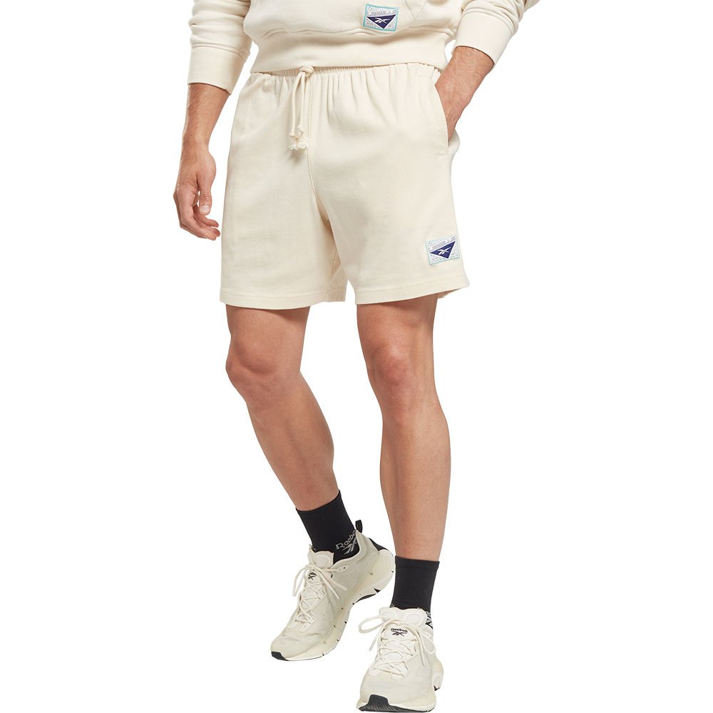 Reebok Les Mills® Natural Dye Rib Shorts Beige XL Homme