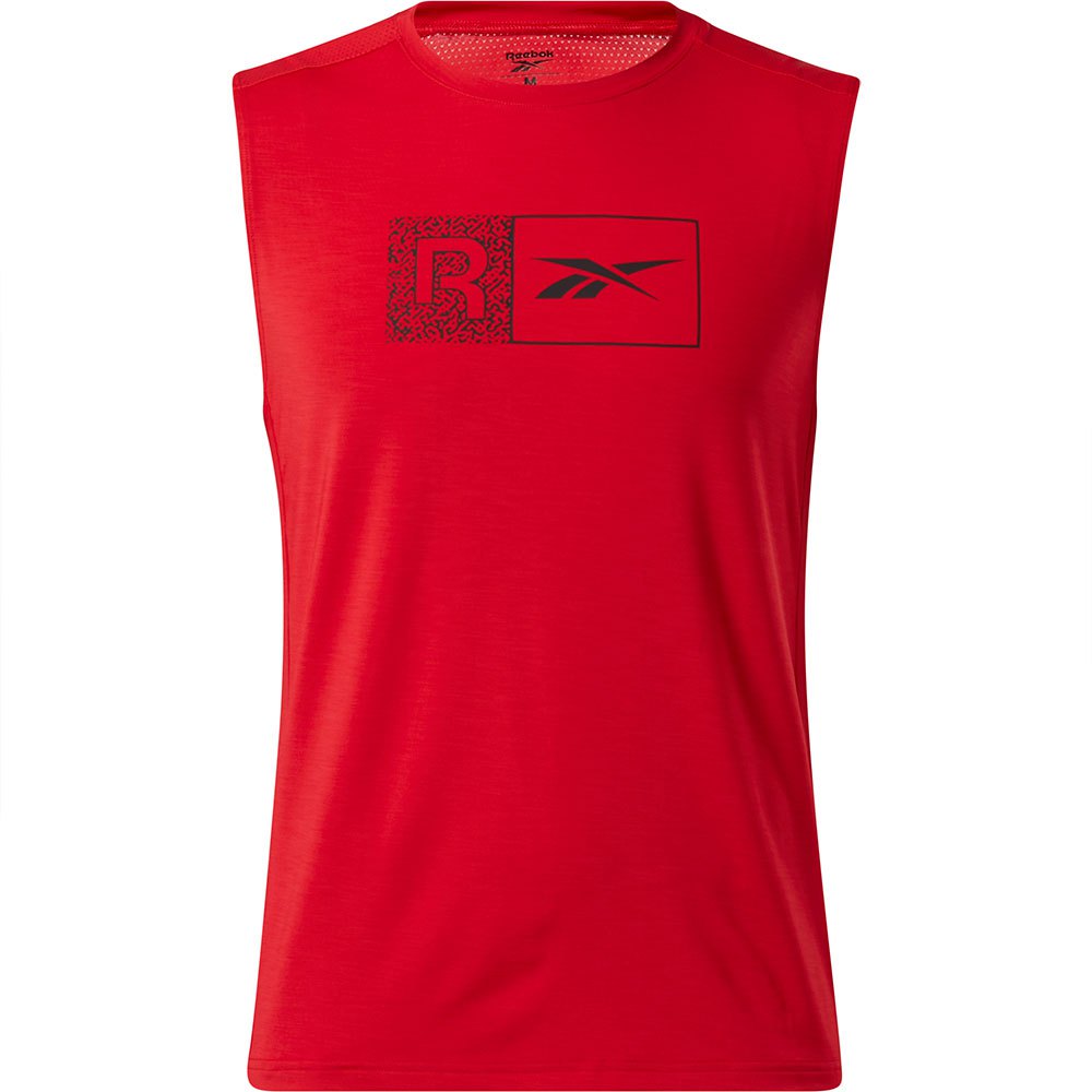 Reebok Workout Ready Activchill Sleeveless Sleeveless T-shirt Rouge M Homme