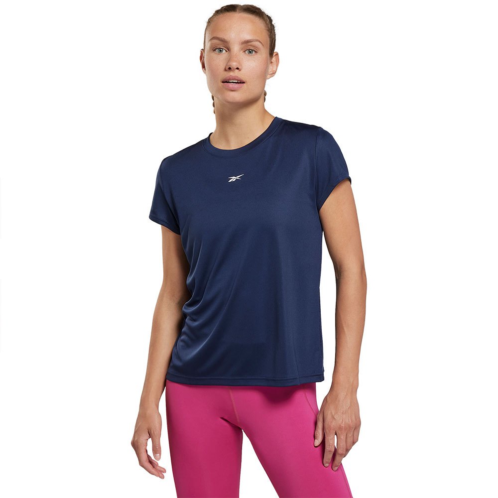 Reebok Workout Ready Commercial Short Sleeve T-shirt Bleu XS Femme