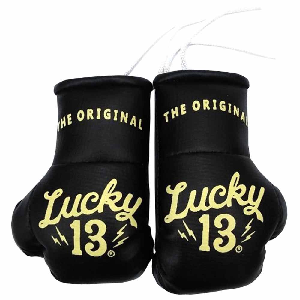 Lucky 13 Mini Boxing Gloves Artificial Leather Boxing Gloves Noir