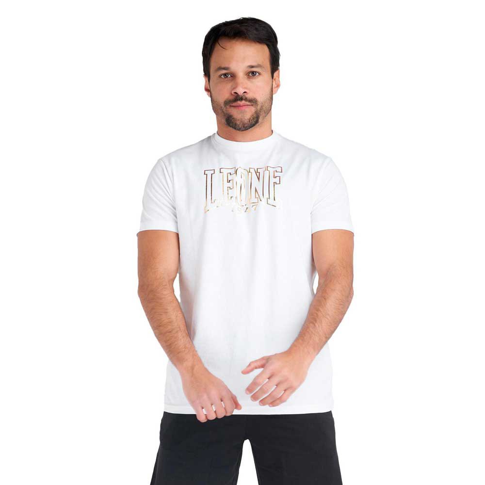 Leone Apparel Gold Short Sleeve T-shirt Blanc L Homme
