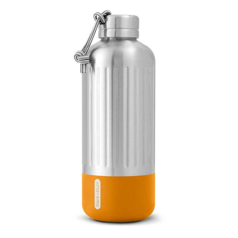 Black+blum Explorer 850ml Stainless Steel Bottle Orange,Argenté