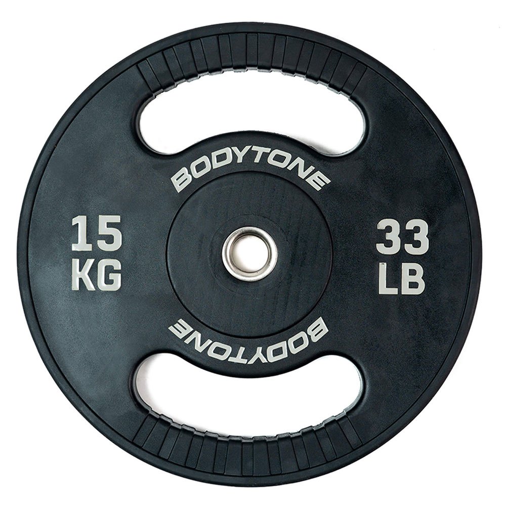 Bodytone Rubber Bumper Plate 15kg Argenté 15 Kg