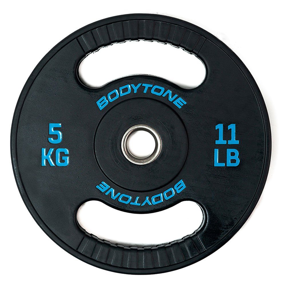 Bodytone Rubber Bumper Plate 5kg Argenté 5 Kg