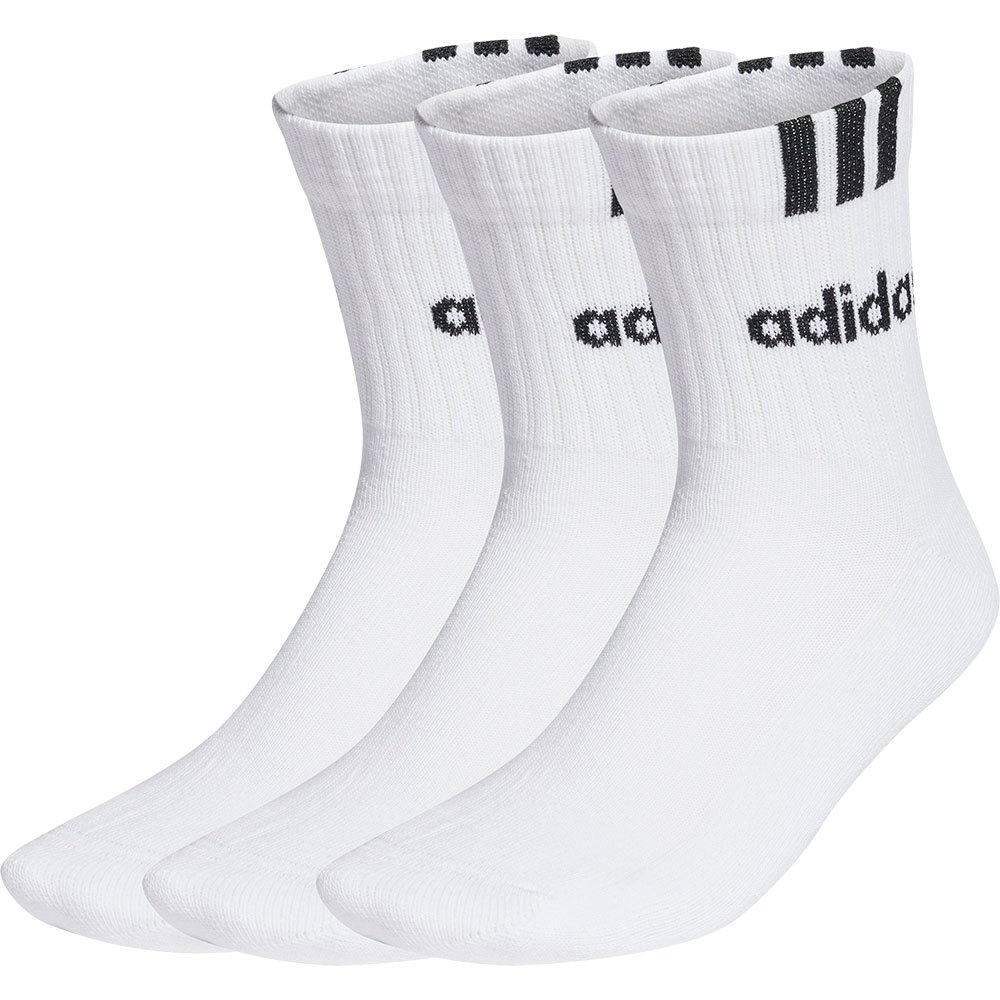 Adidas C 3s Lin 3p Socks 3 Pairs Blanc EU 40-42 Homme