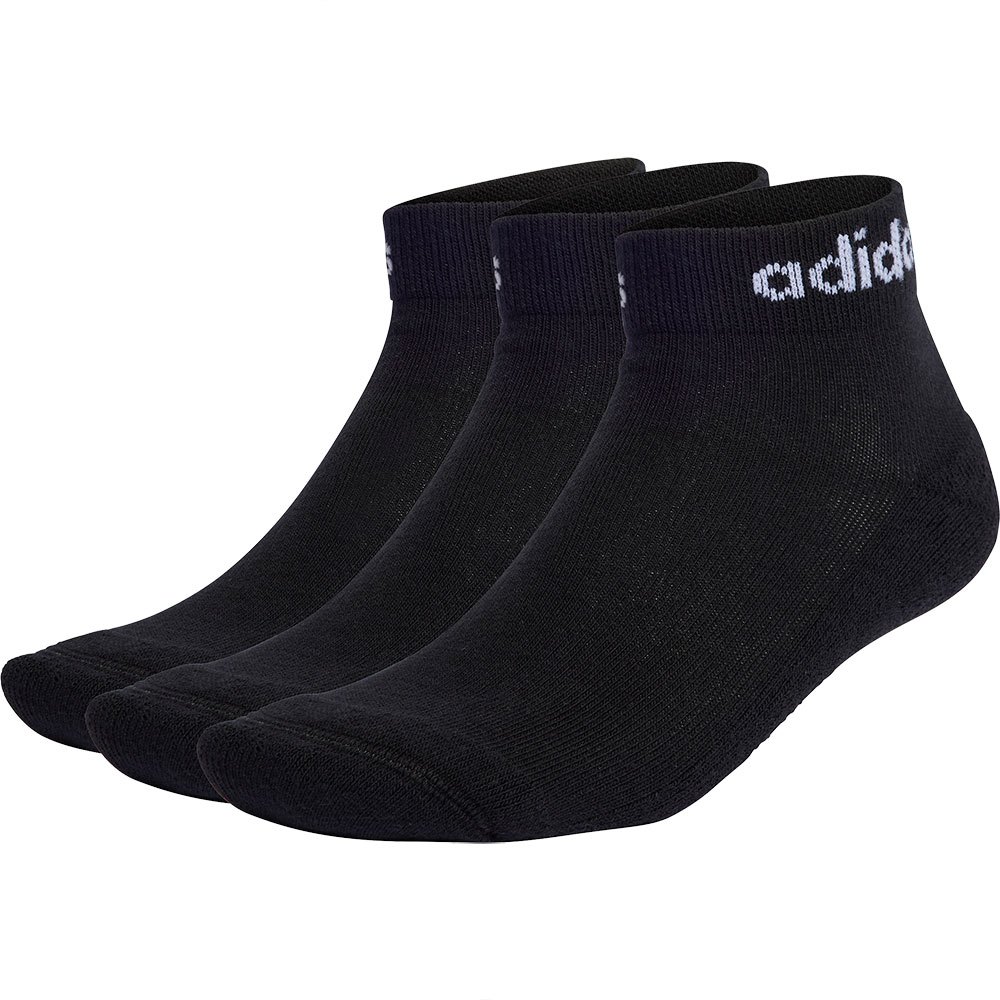 Adidas C Lin Ankle 3p Socks 3 Pairs Noir EU 31-33 Homme
