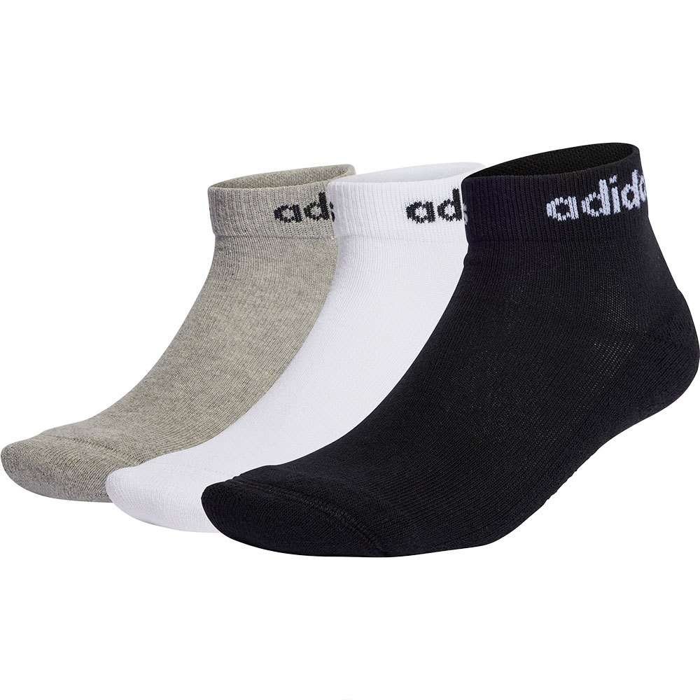 Adidas C Lin Ankle 3p Socks 3 Pairs Multicolore EU 43-45 Homme