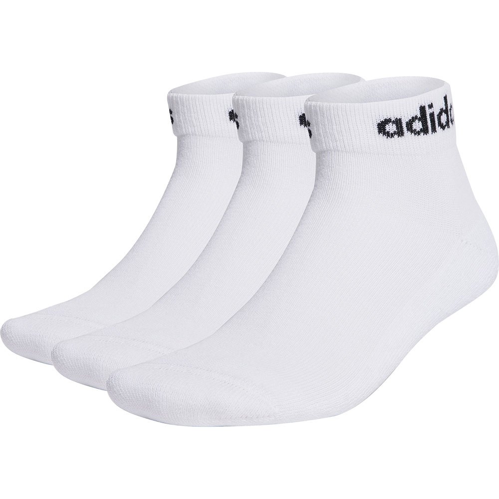 Adidas C Lin Ankle 3p Socks 3 Pairs Blanc EU 40-42 Homme