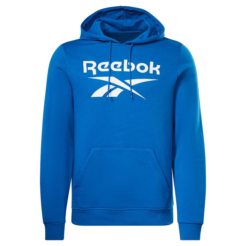 Reebok Identity Fleece Stacked Logo Pullover Sweatshirt Bleu XS Homme