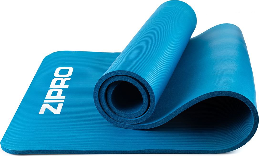 Zipro Nbr 10mm Blue Exercise Mat Bleu