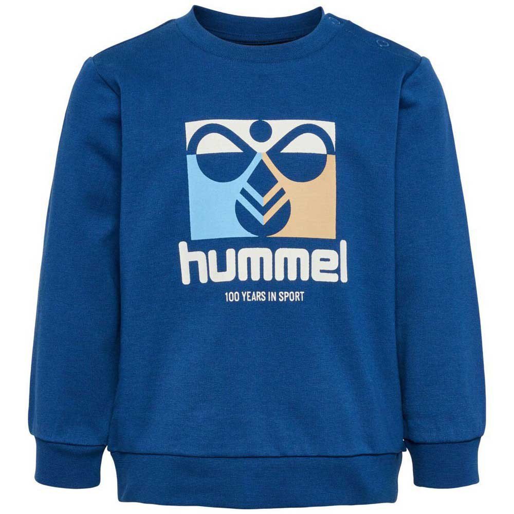 Hummel Lime Sweatshirt Bleu 15-18 Months