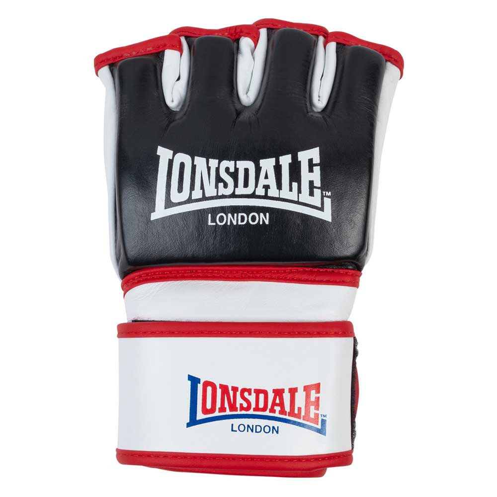 Lonsdale Emory Mma Leather Combat Glove Blanc,Noir M