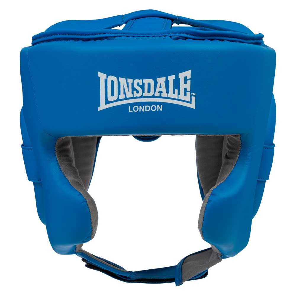 Lonsdale Stanford Head Gear With Cheek Protector Bleu L/XL