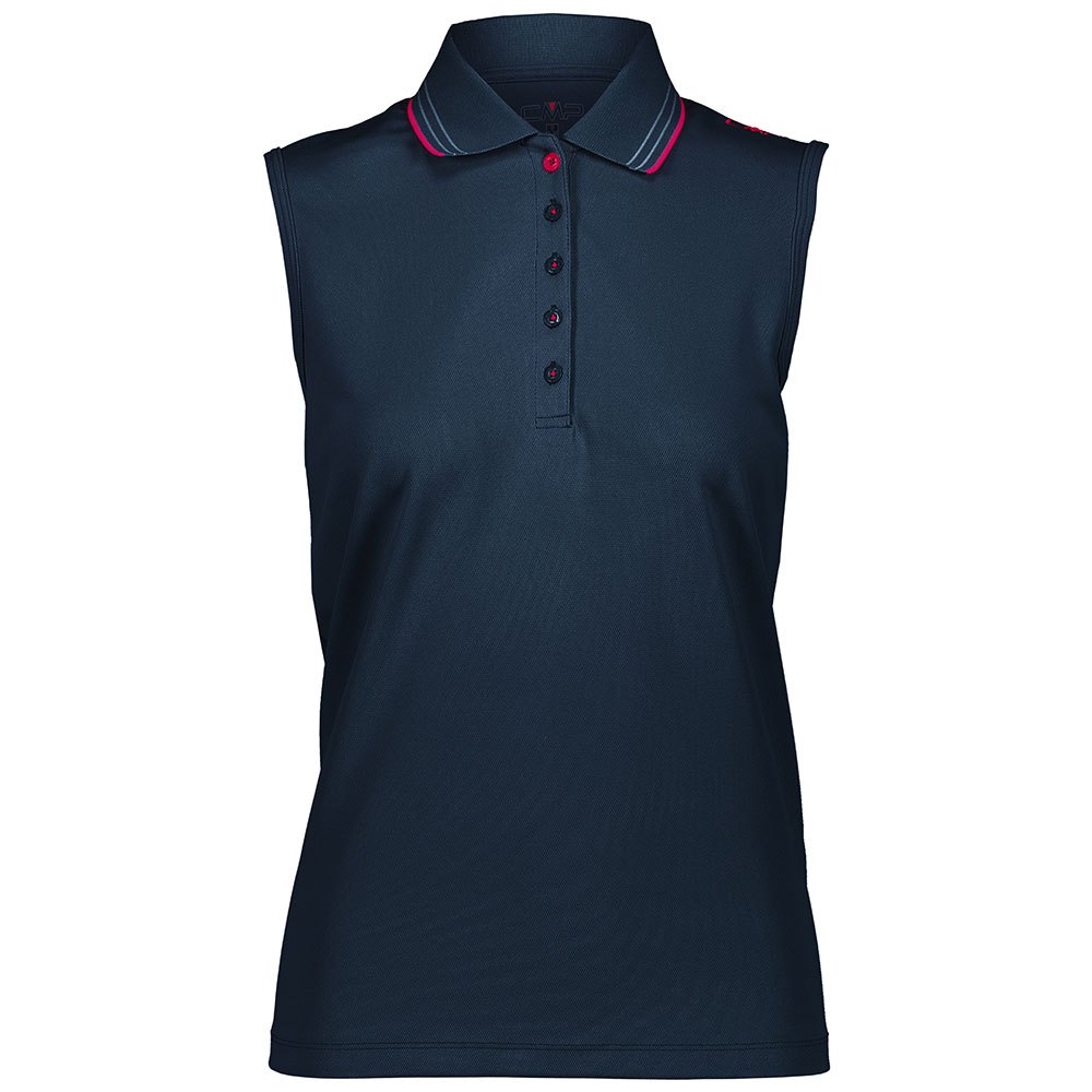 Cmp 3t58056 Sleeveless Polo Shirt Bleu XL Femme
