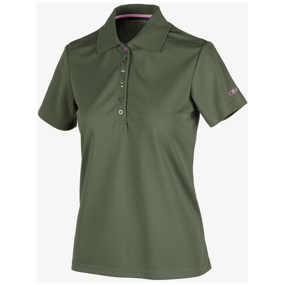 Cmp 3t59676 Short Sleeve Polo Shirt Vert 2XS Femme