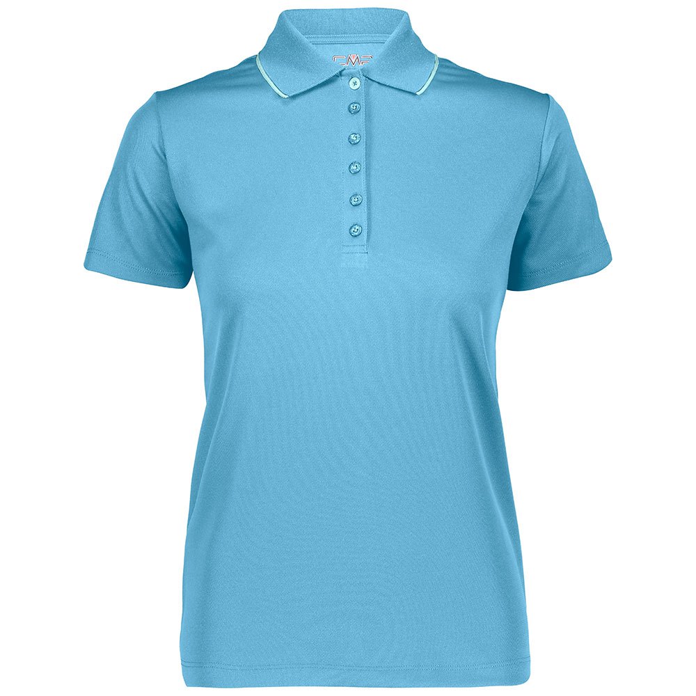 Cmp 39t5786 Short Sleeve Polo Shirt Bleu L Femme