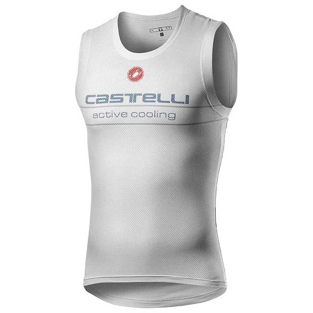 Castelli Active Cooling Base Layer Blanc XL Homme