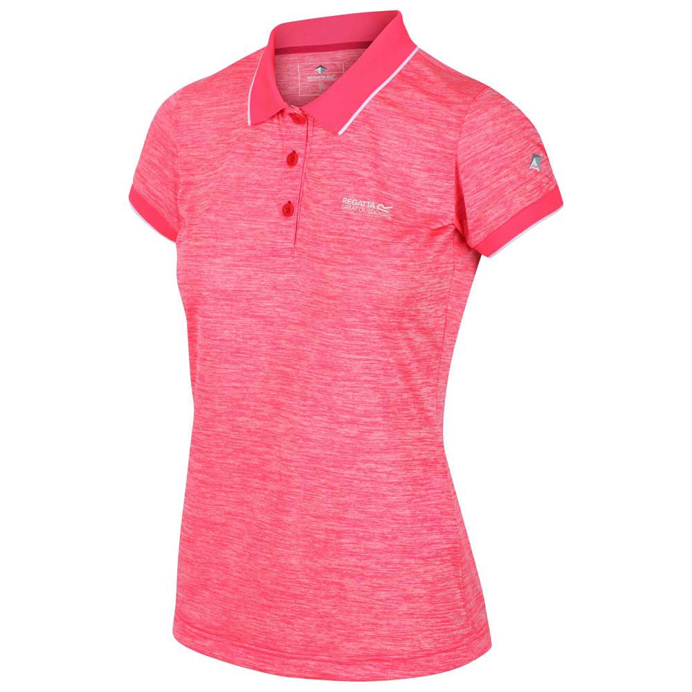 Regatta Remex Ii Short Sleeve Polo Shirt Rose 18 Femme
