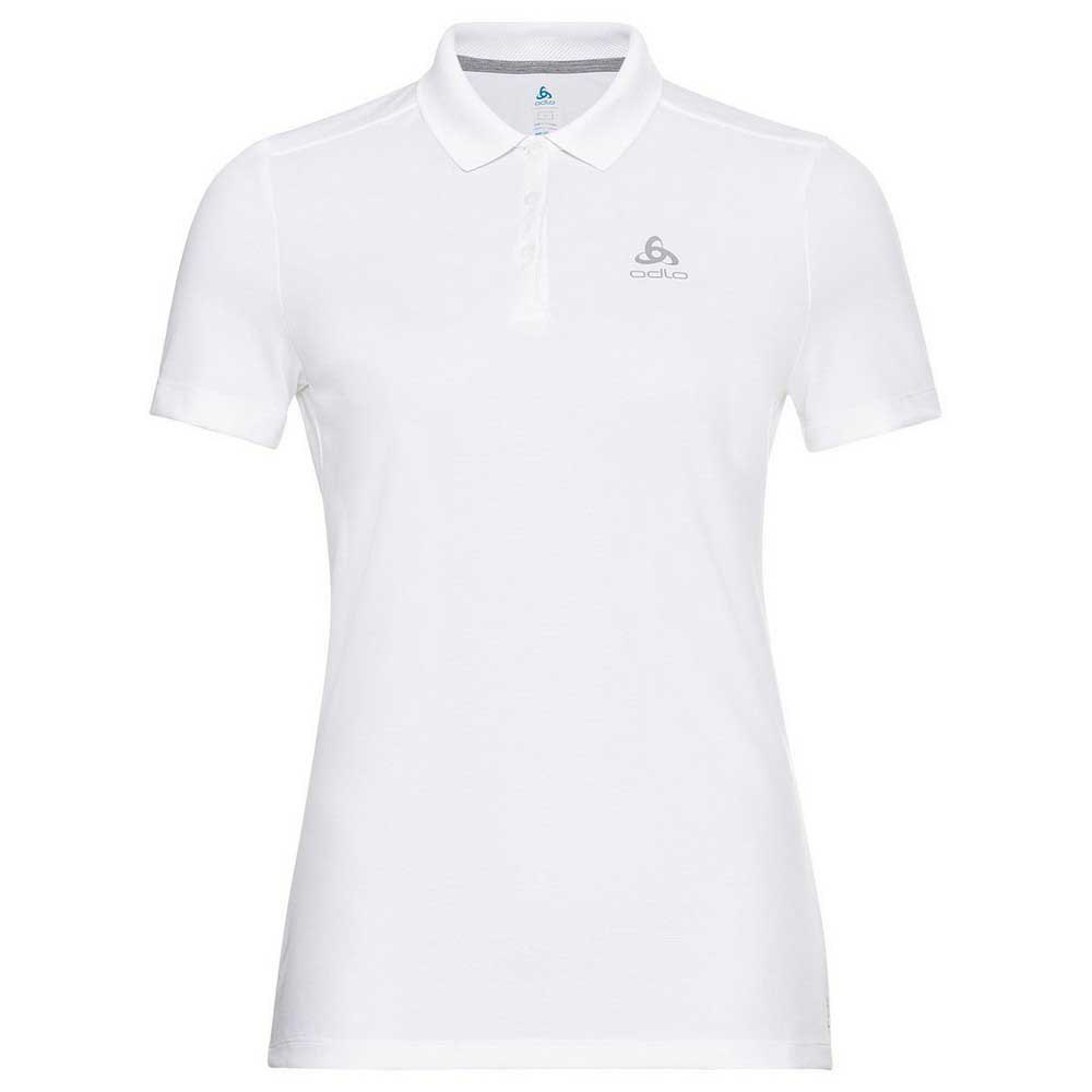 Odlo F-dry Short Sleeve Polo Shirt Blanc XS Femme