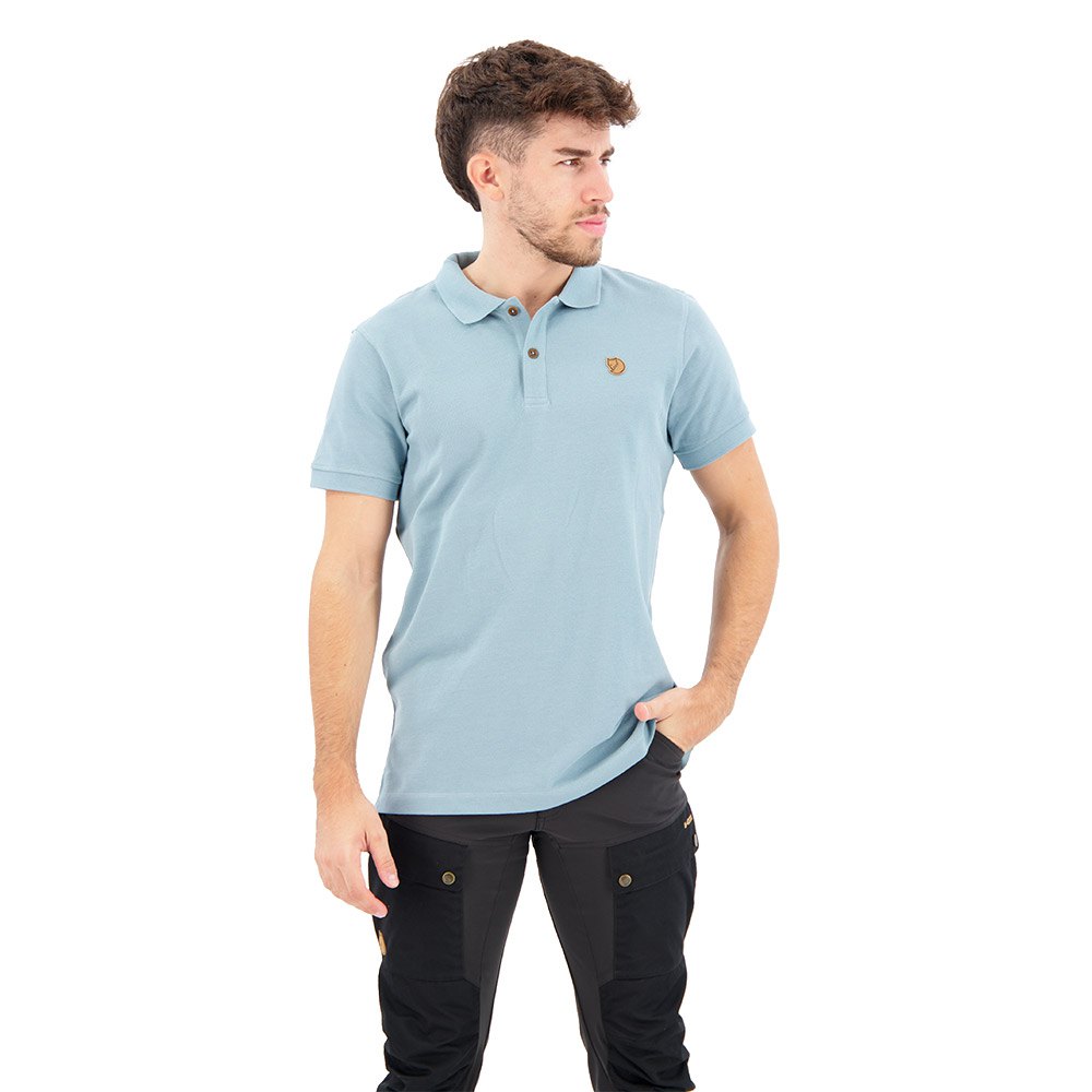 Fjällräven Övik Short Sleeve Polo Shirt Bleu 2XL Homme
