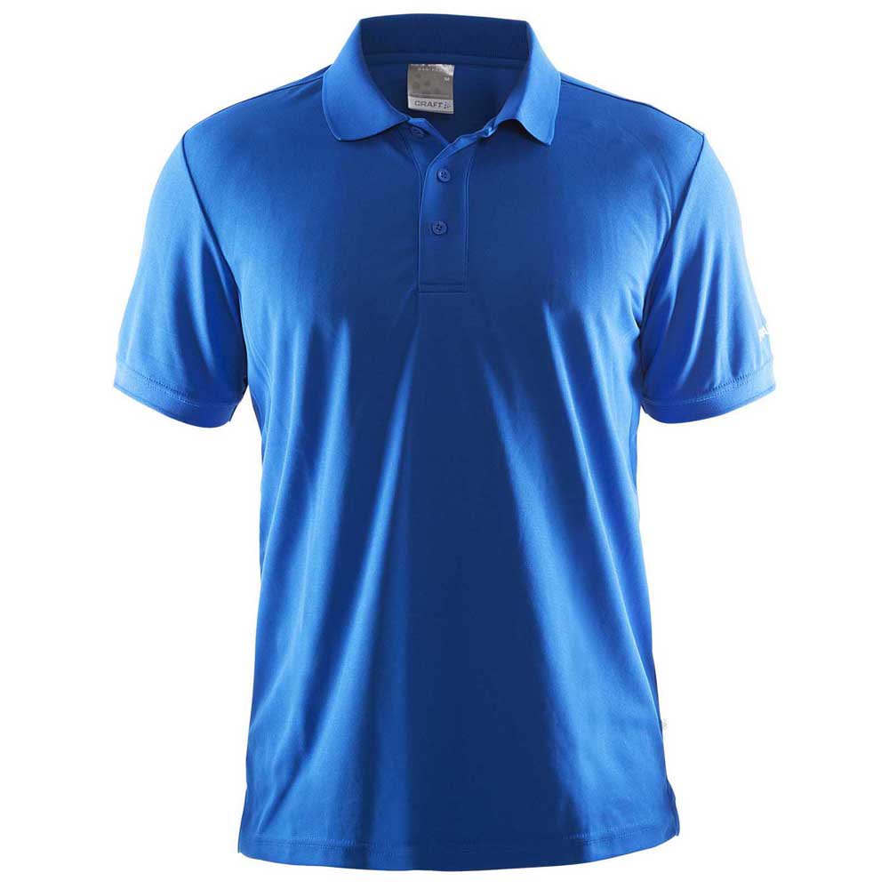 Craft Classic Pique Short Sleeve Polo Shirt Bleu S Homme