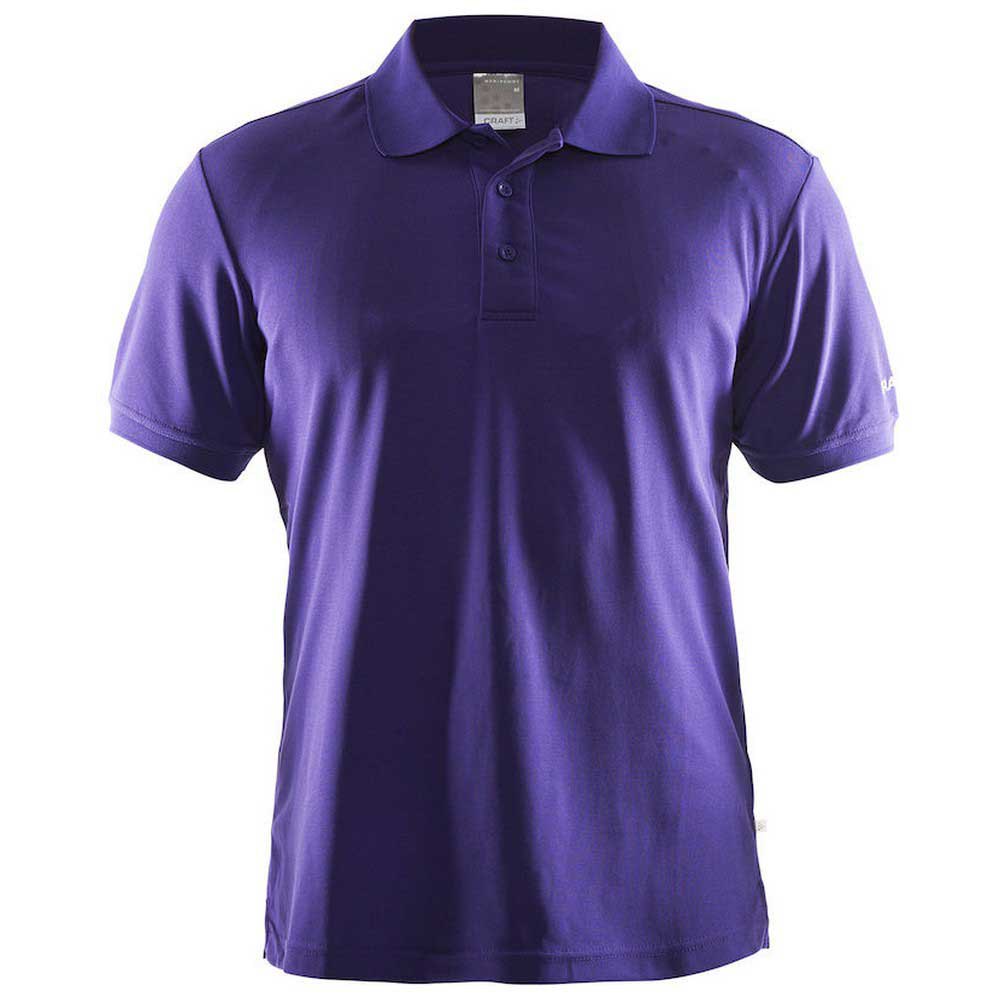 Craft Classic Pique Short Sleeve Polo Violet 2XL Homme