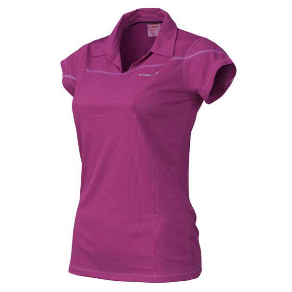 Trangoworld Weta Polartec Power Dry Short Sleeve Polo Shirt Violet M Femme