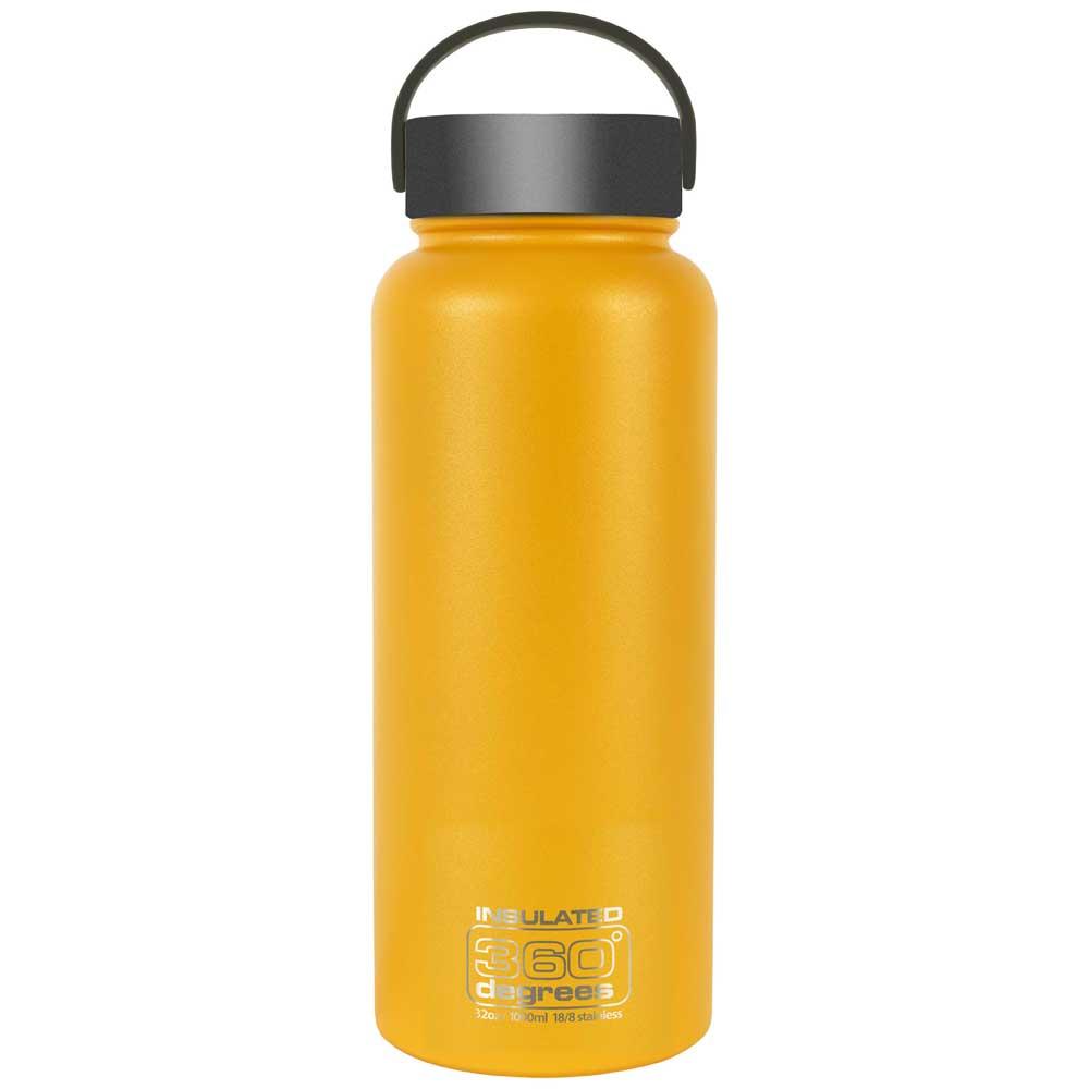 360 Degrees Wide Mouth Insulated 1l Thermo Jaune