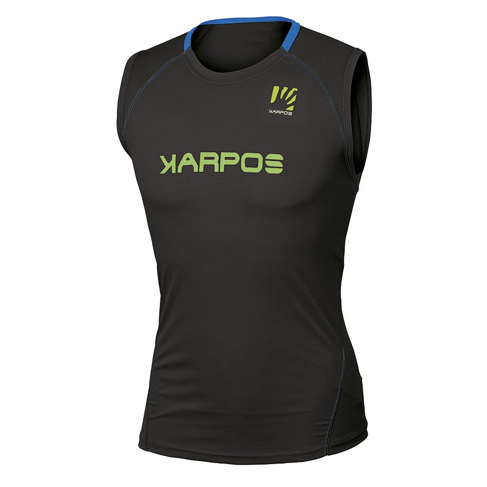 Karpos T-shirt Sans Manches Fast 3XL Black / Green Fluo