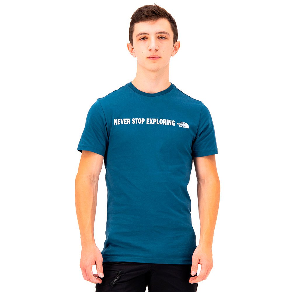 The North Face T-shirt à Manches Courtes Open Gate XS Monterey Blue