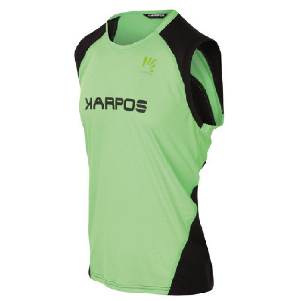 Karpos T-shirt Sans Manches Fast 2XL Green Fluo / Black