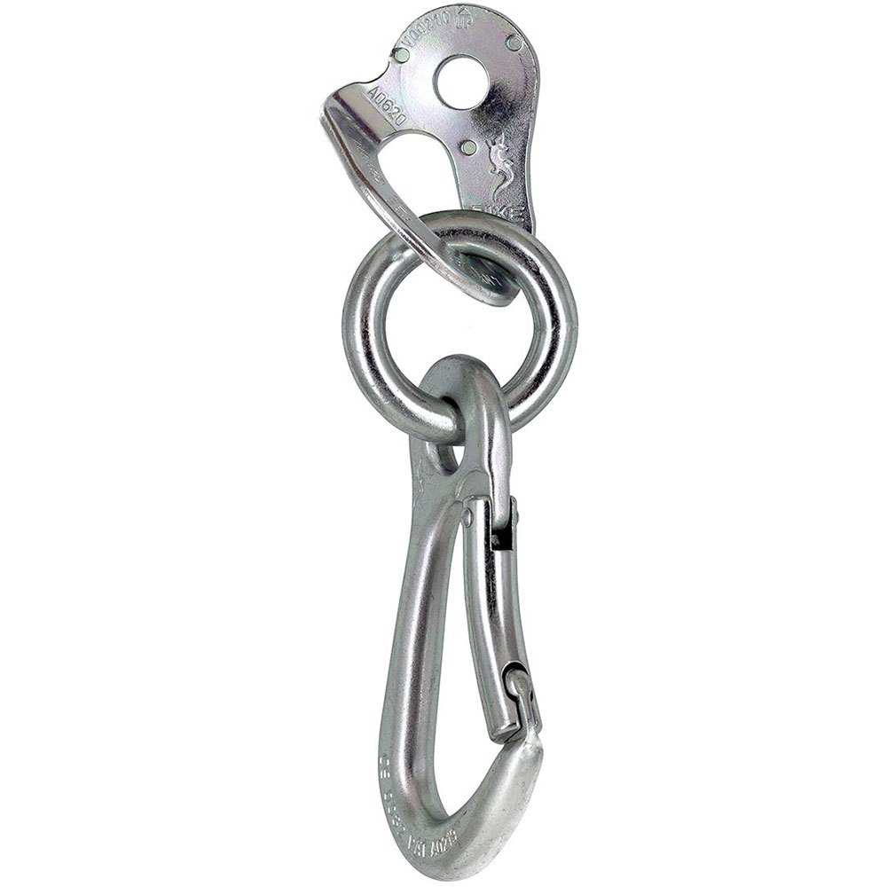 Fixe Climbing Gear Anchor Type C Draco Stainless Steel M10 Argenté