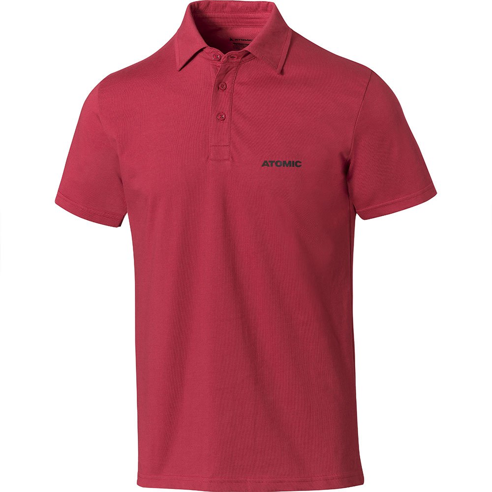 Atomic Short Sleeve Polo Rouge S Homme
