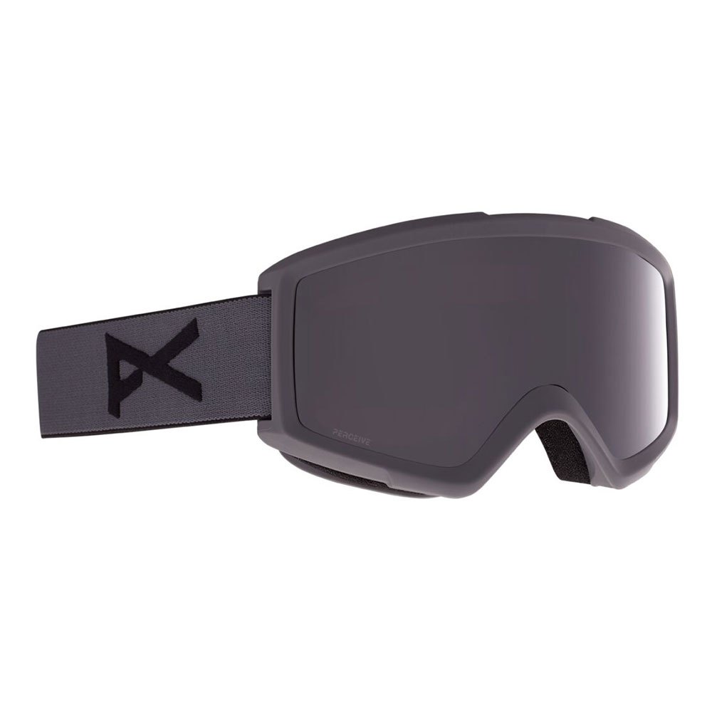 Anon Helix 2.0+spare Lens Ski Goggles Gris Perceive Sunny Onyx/CAT4+Amber/CAT1