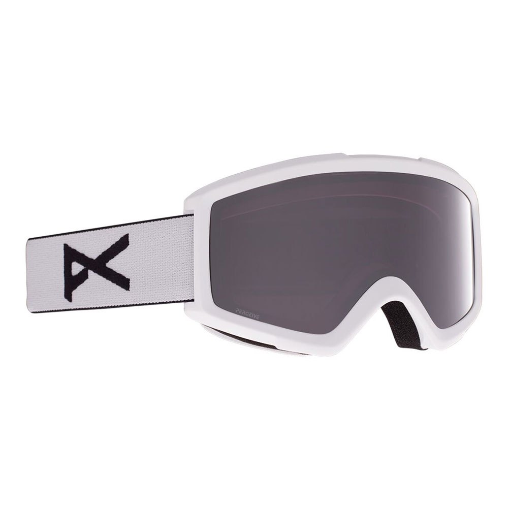 Anon Helix 2.0+spare Lens Ski Goggles Blanc Perceive Sunny Onyx/CAT4+Amber/CAT1