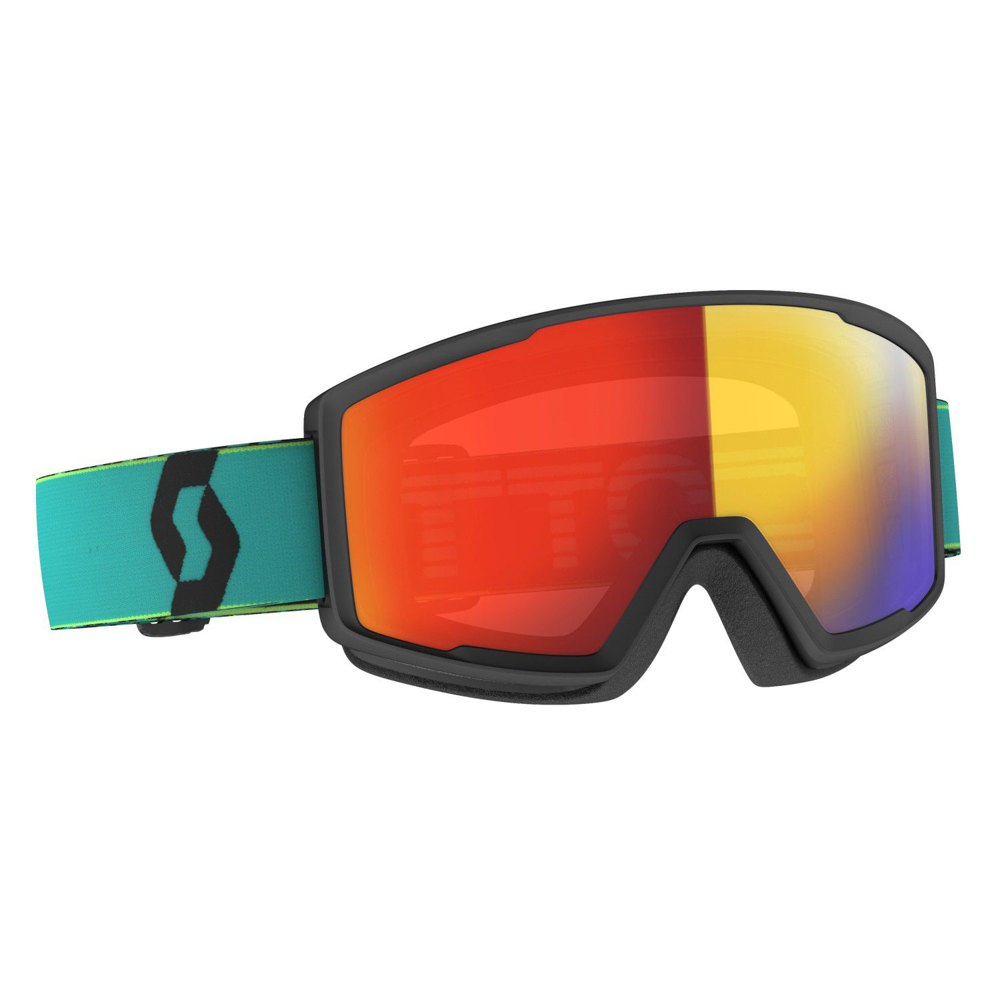 Scott Factor Pro Ski Goggles Bleu Enhancer Red Chrome/CAT2