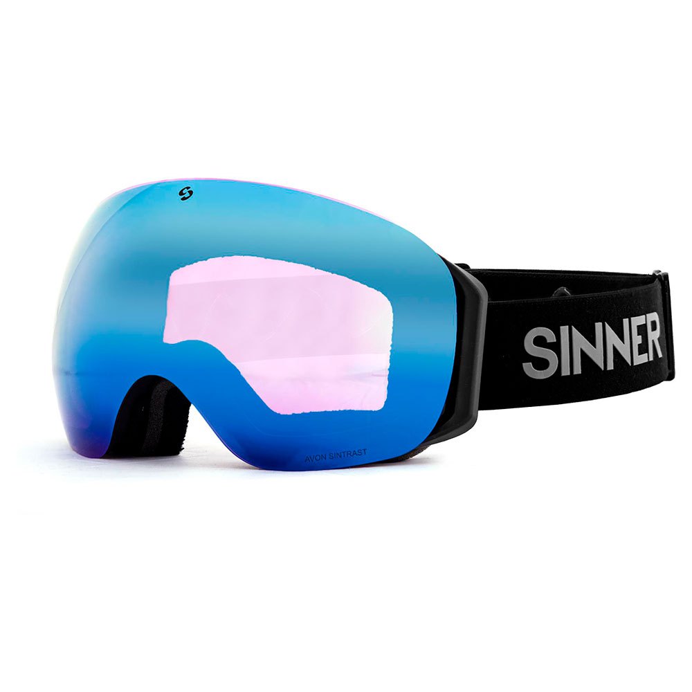 Sinner Avon Ski Goggles Bleu Double Blue Sintrast+Dbl Orng Sintrast/ CAT3+CAT1