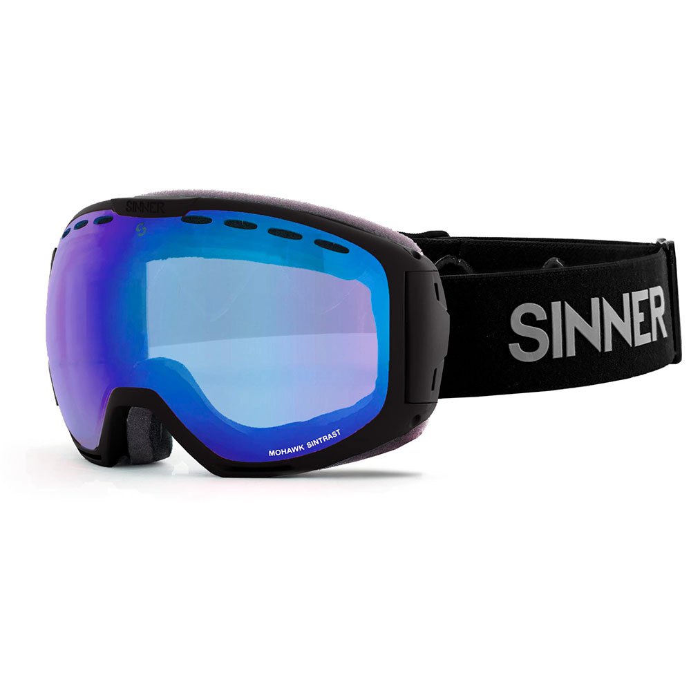 Sinner Mohawk + Ski Goggles Bleu Double Blue Sintrast Vent/ CAT3