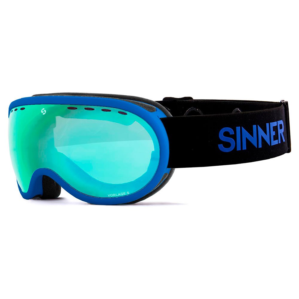 Sinner Vorlage S Ski Goggles Bleu Double Full Blue Mirror Vent/ CAT3