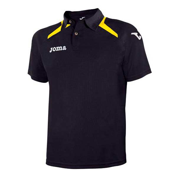 Joma Polo à Manches Courtes Champion Ii 8 Years Black / Yellow