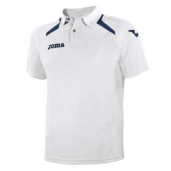 Joma Polo à Manches Courtes Champion Ii 6 Years White / Navy