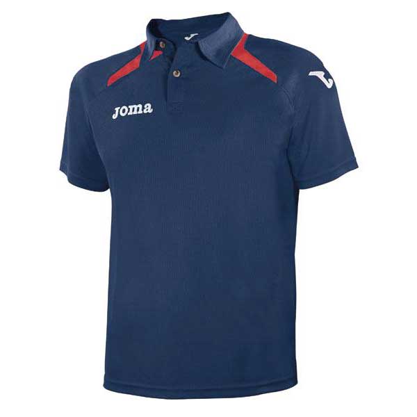 Joma Polo à Manches Courtes Champion Ii 6 Years Navy / Red