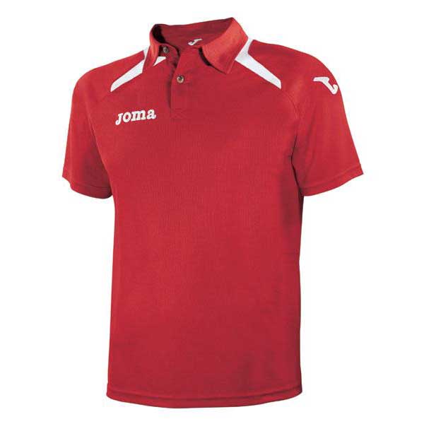 Joma Polo à Manches Courtes Champion Ii 8 Years Red / White
