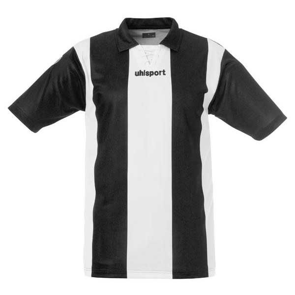 Uhlsport T-shirt à Manches Courtes Retro Stripes S White / Black
