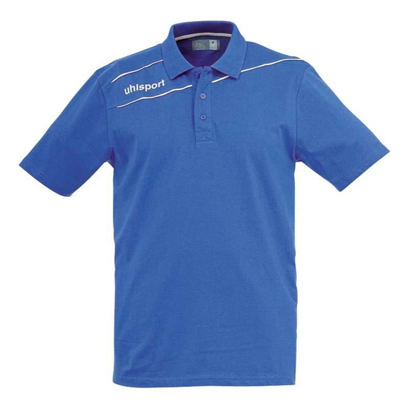 Uhlsport Stream 3.0 Short Sleeve Polo Shirt Bleu L Homme